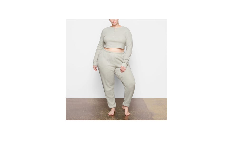 Block Knit Jogging Pants - Women - Ready-to-Wear