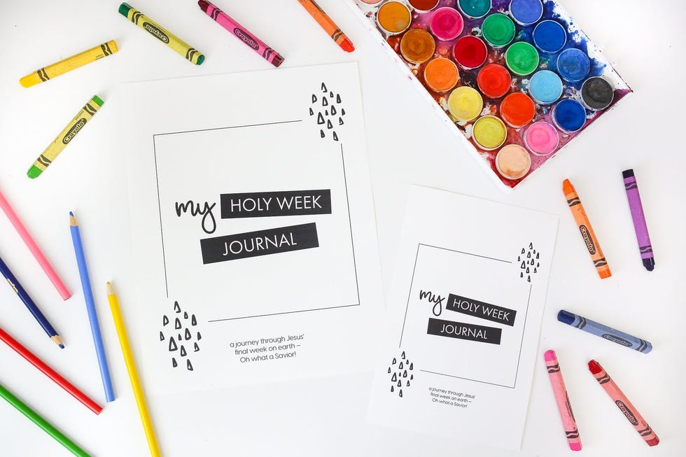 Printable Holy Week Journal for Kids 