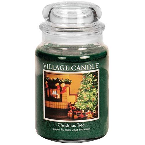Village Candle Christmas Tree