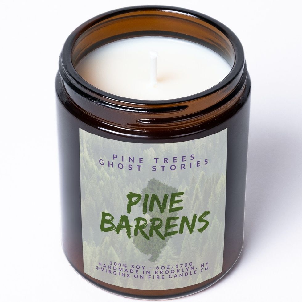 Virgins on Fire Candle Co Pine Barrens Candle 