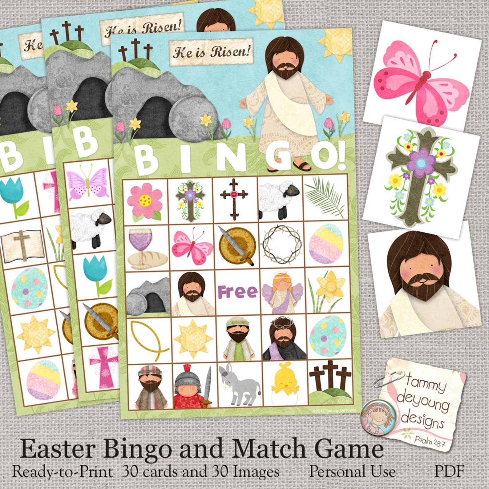 Easter Bingo and Match Game