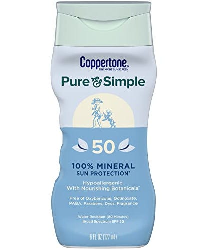 Coppertone Pure & Simple SPF 50 Lotion