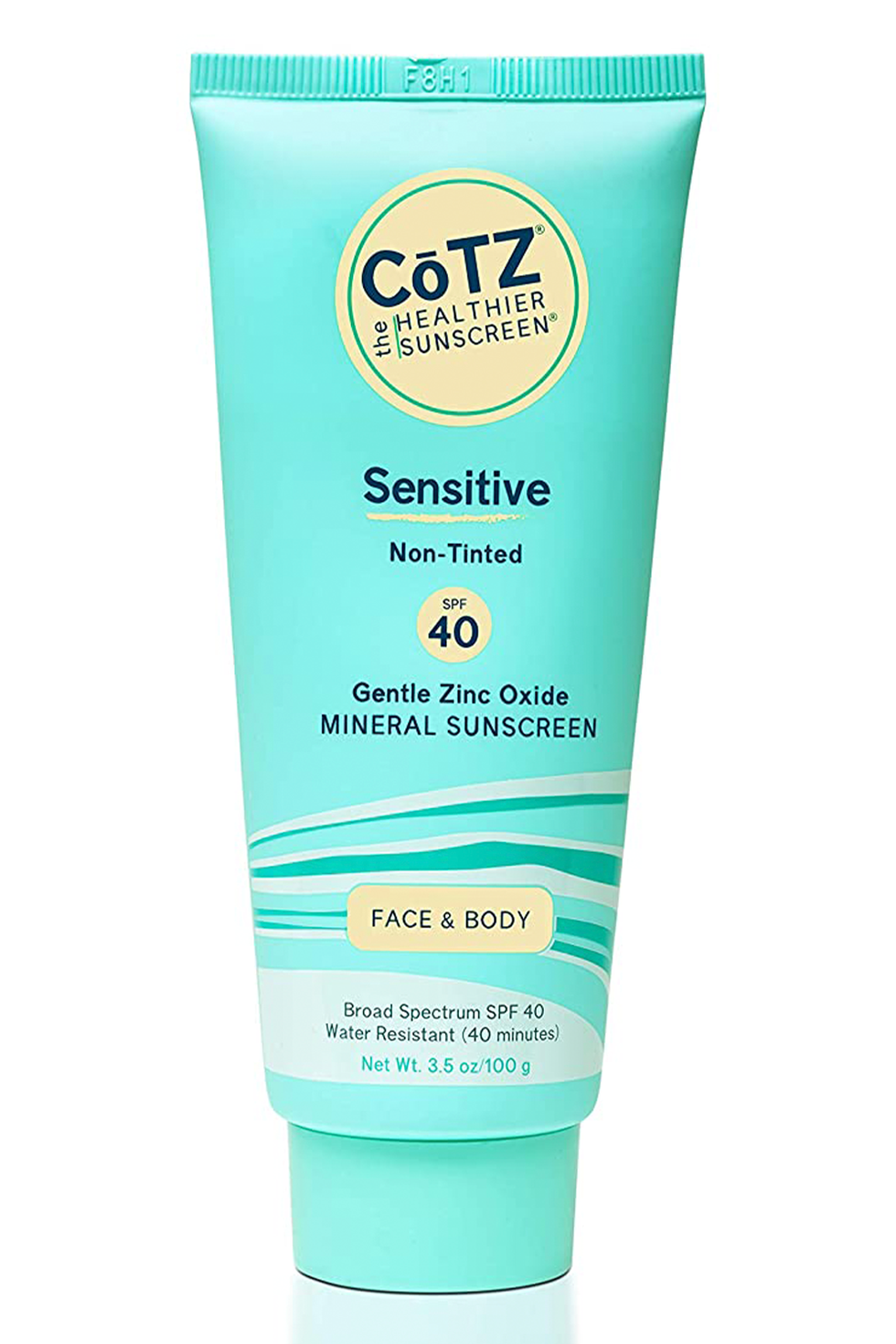 CoTZ Sensitive Non-Tinted Zinc Oxide Mineral Sunscreen for Body and Face Broad Spectrum SPF 40