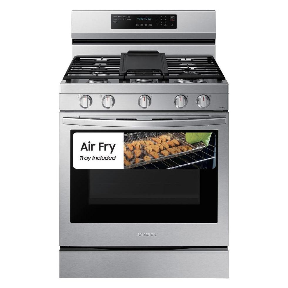 5-Burner Gas Range with Air Fry Convection Oven