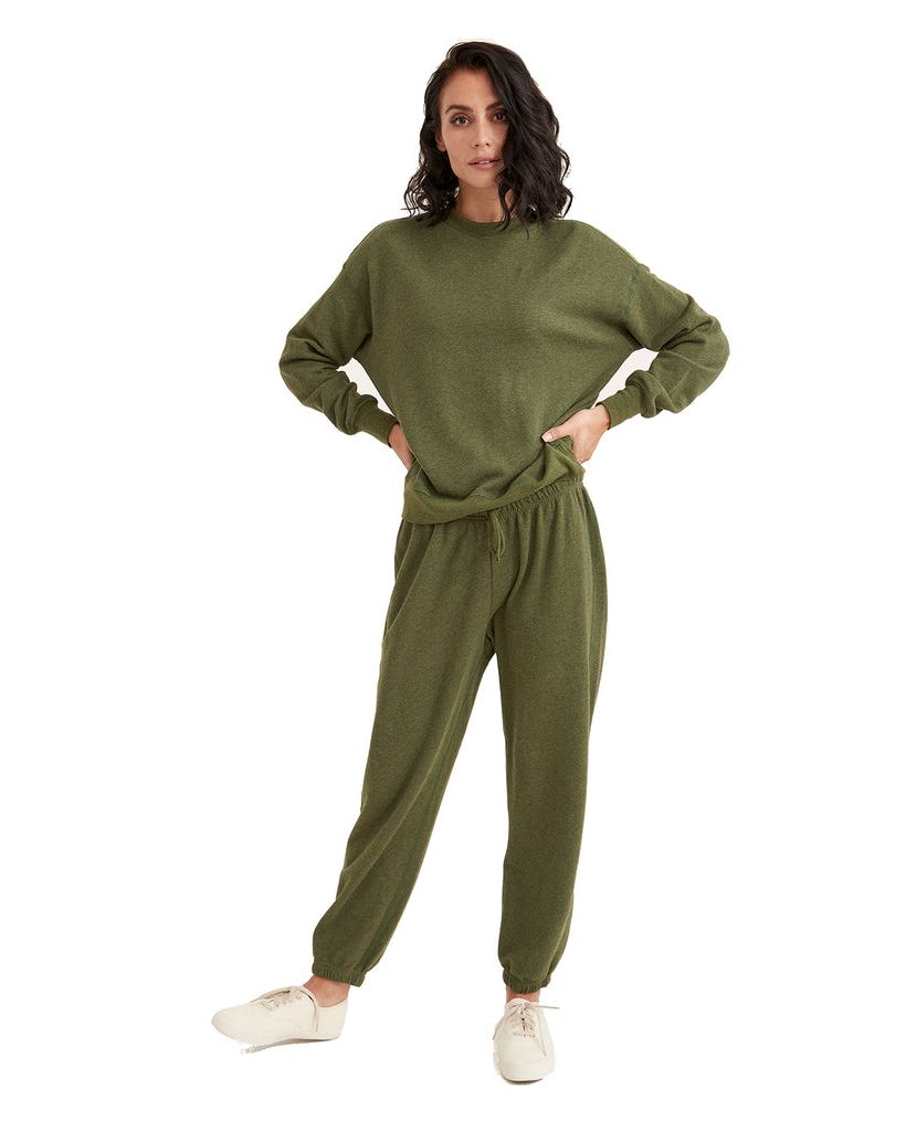 Olive Matching Sweatsuit Set