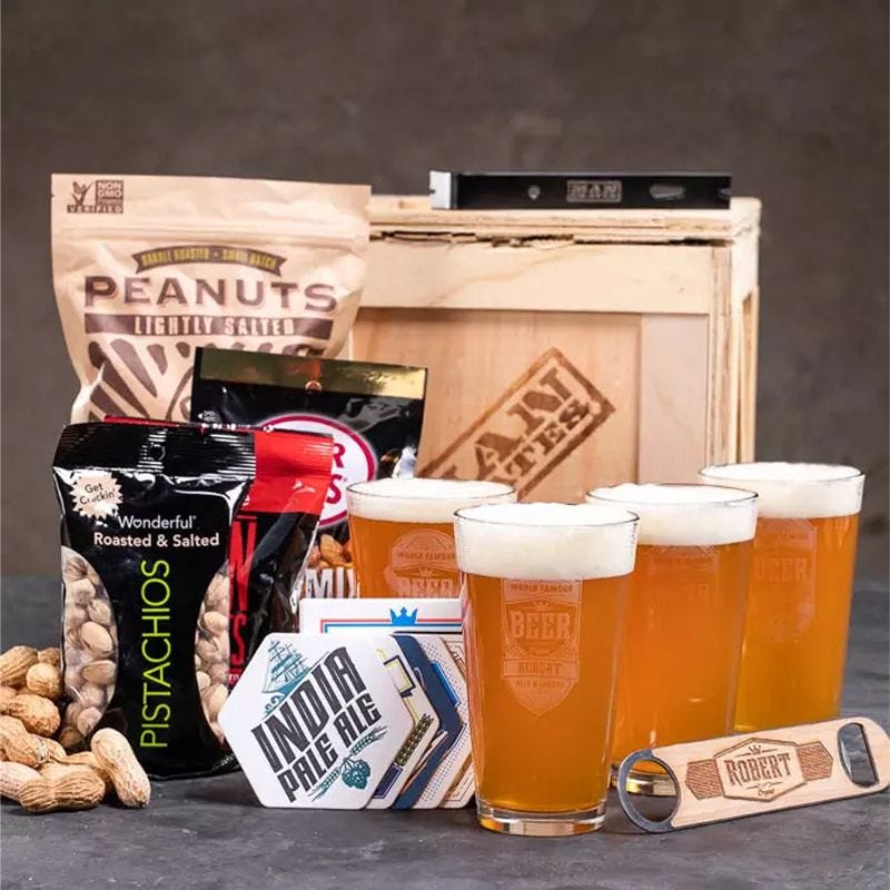 Personalized Beer Aficionado Crate