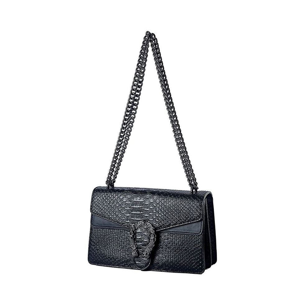 Leather Chain Purse