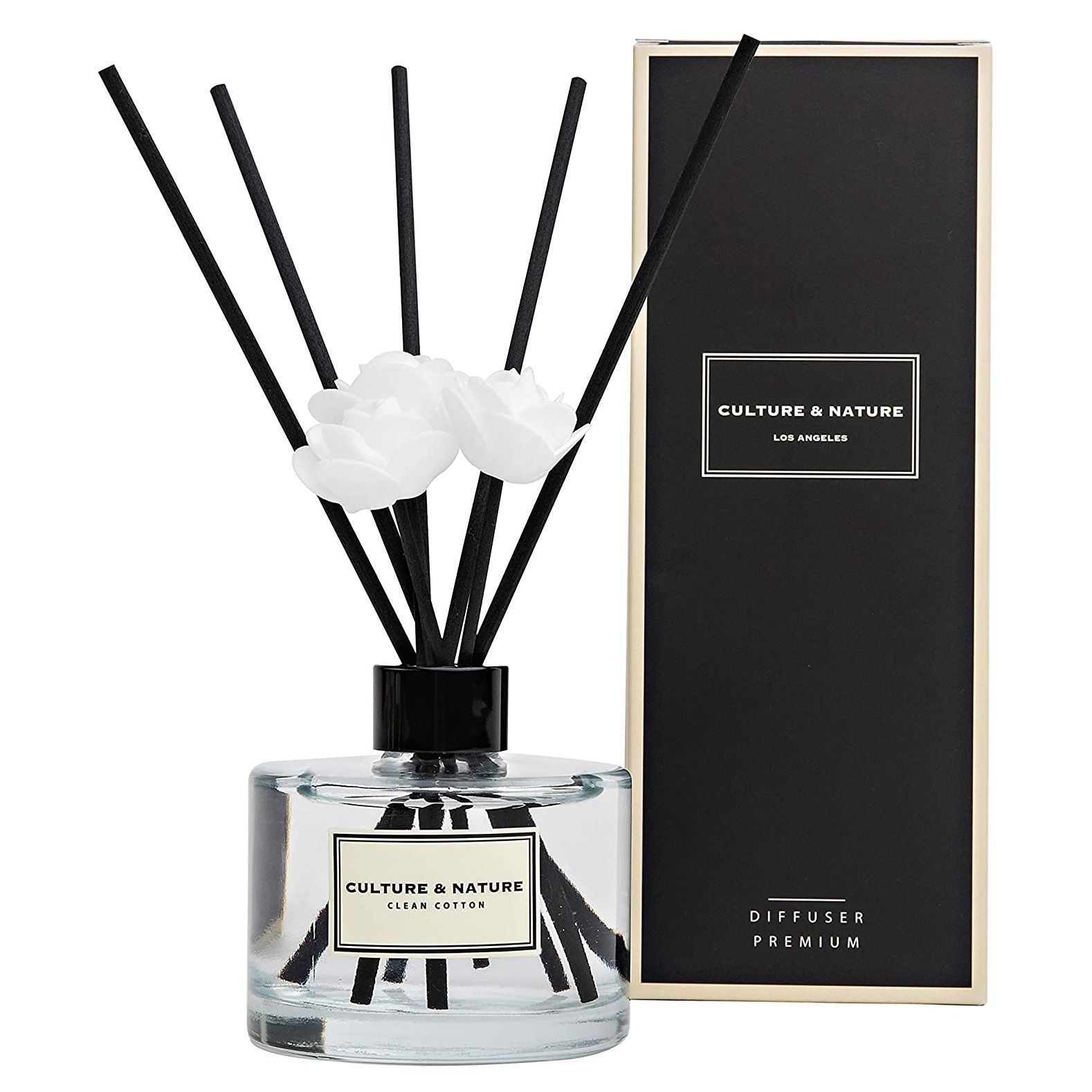 Culture & Nature Clean Cotton Scented Reed Diffuser Set