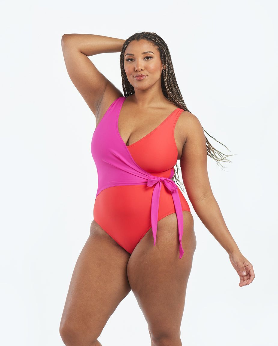 Swimsuits for All Womens Plus Size Classic Top