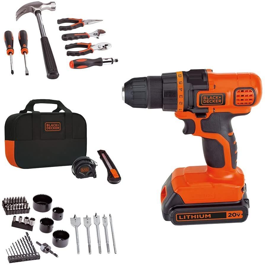 Drill & Home Tool Kit
