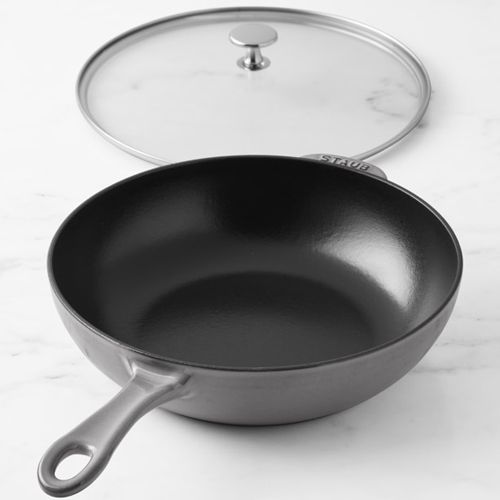 Enameled Cast Iron Saute Pan