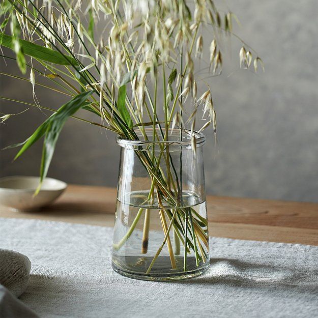 Transparent Glass Home Decoration Furnishing Angel Shape Flower Plant Vase HM 