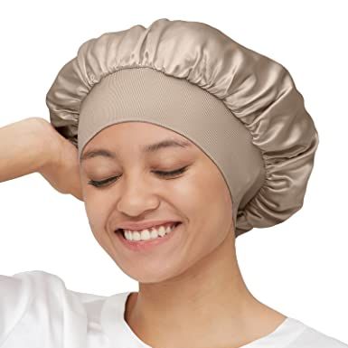 Perfect Locks Satin-Silk Hair Bonnet