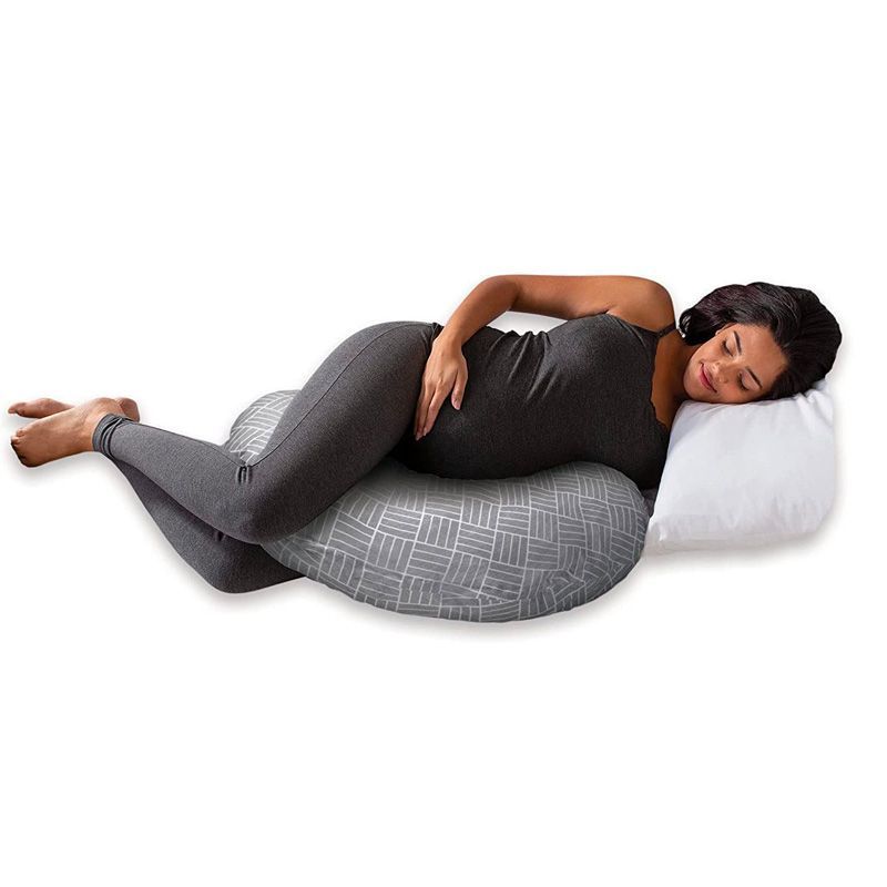 9 Ft Comfort U Pillow Body Back Support Nursing Maternity Pregnancy Extra Fill 
