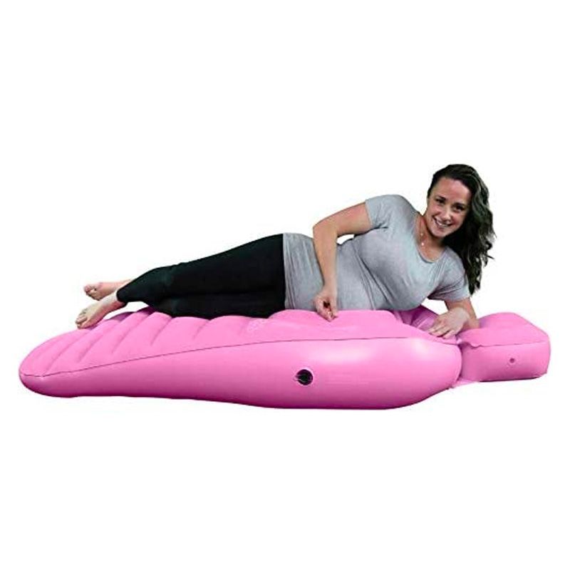 The Cozy Bump pillow helps pregnant women stomach-sleep