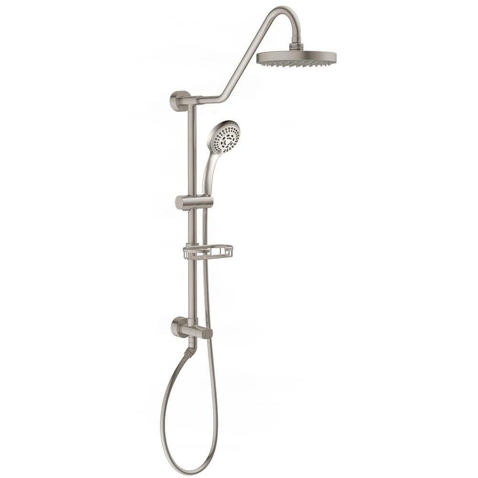 Kauai III 3-Spray Handshower and Showerhead Combo Kit in Brushed Nickel Kauai III 3-Spray Handshower and Showerhead Combo Kit in Brushed Nickel