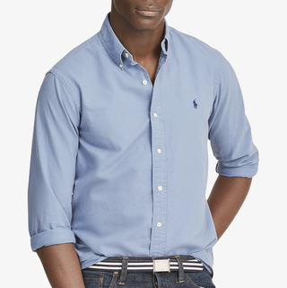 Men's Classic-Fit Garment-Dyed Oxford Shirt