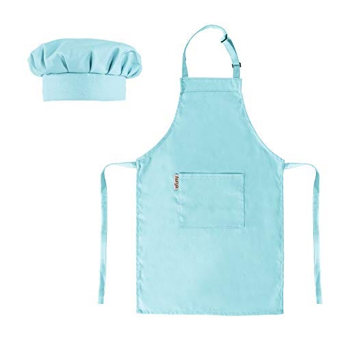 Aurya Kids' Apron and Chef Hat Set