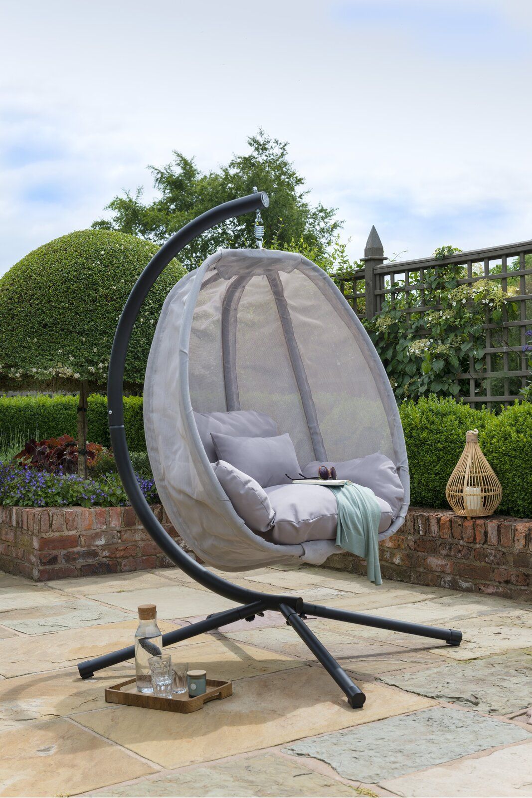 alps double egg cocoon chair