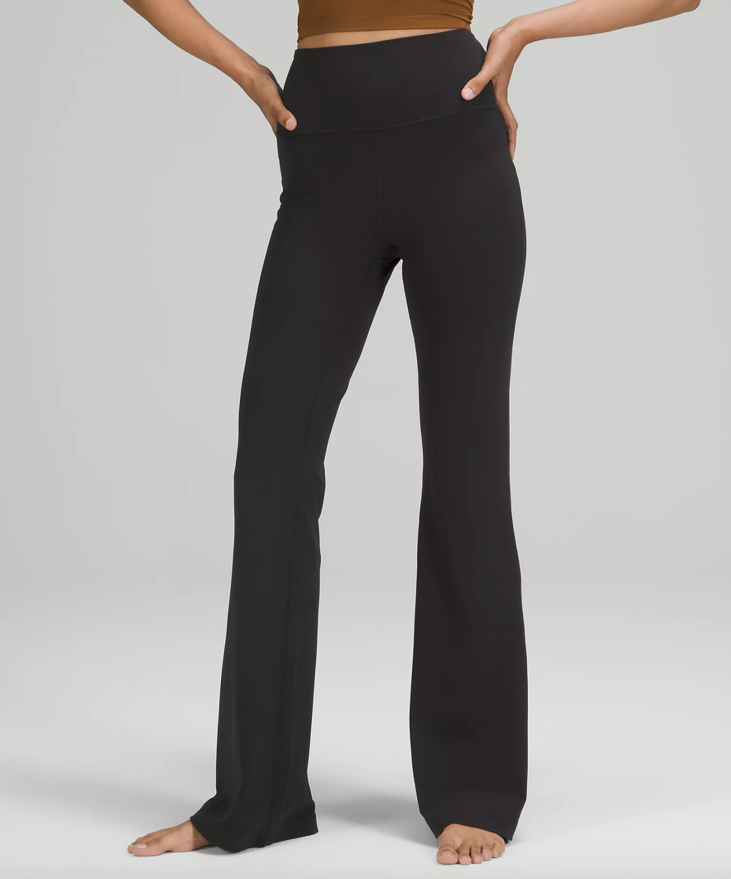 Flare Black Pants High Rise | Dance Jazz Ballet | Intermezzo Dancewear