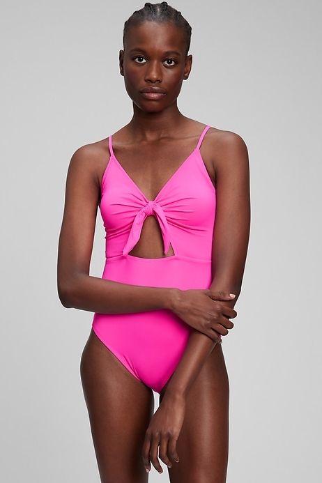 Recycled Cutout One-Piece Swimsuit