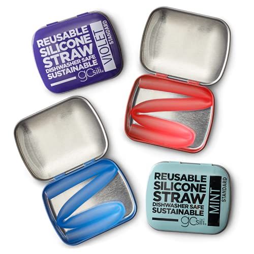 Silicone Straw Tip Covers for 8 mm straws packaged in a compostable bag-0 waste 