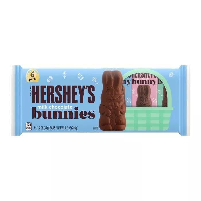 Milk Chocolate Easter Bunnies 