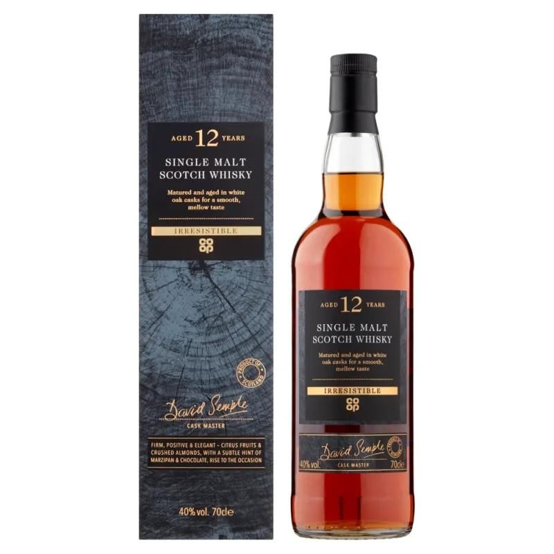 Co-op Irresistible Single Malt Scotch Whisky Aged 12 Years