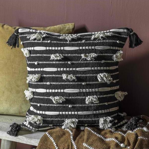 Arya Cushion in Black and White