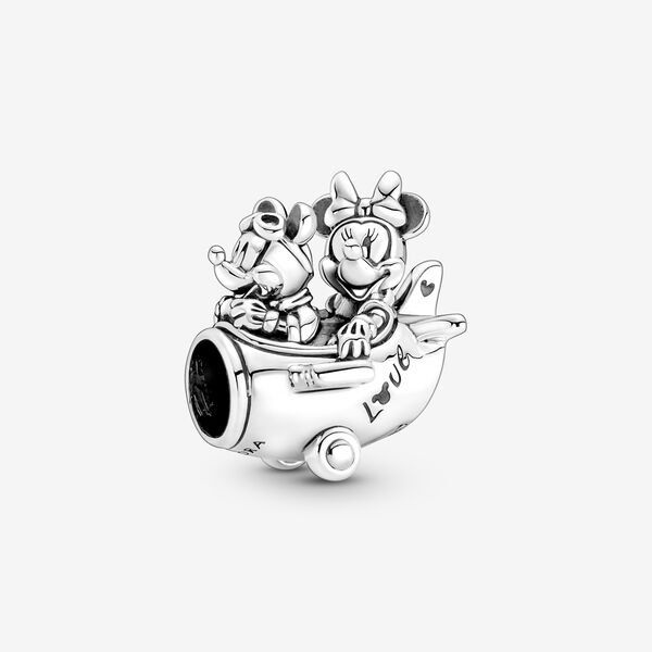 Mickey Mouse & Minnie Mouse Airplane Charm