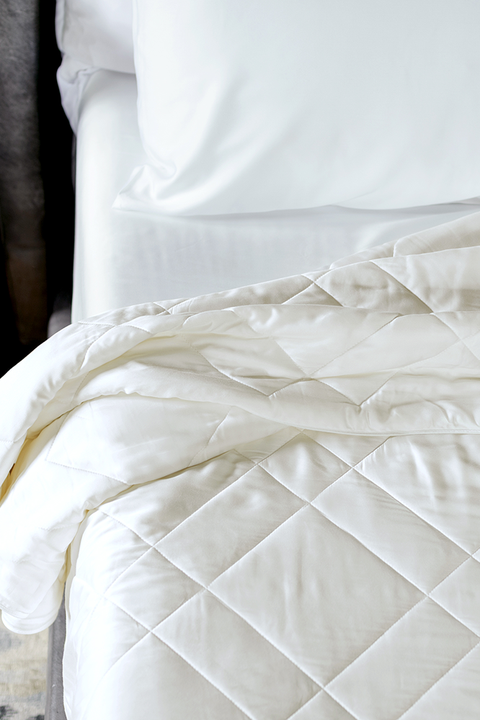 Scandia Siesta European White Goose Down Crib Comforter