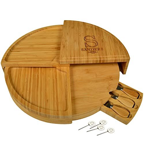 Custom Engraved Bamboo Cheese Board 