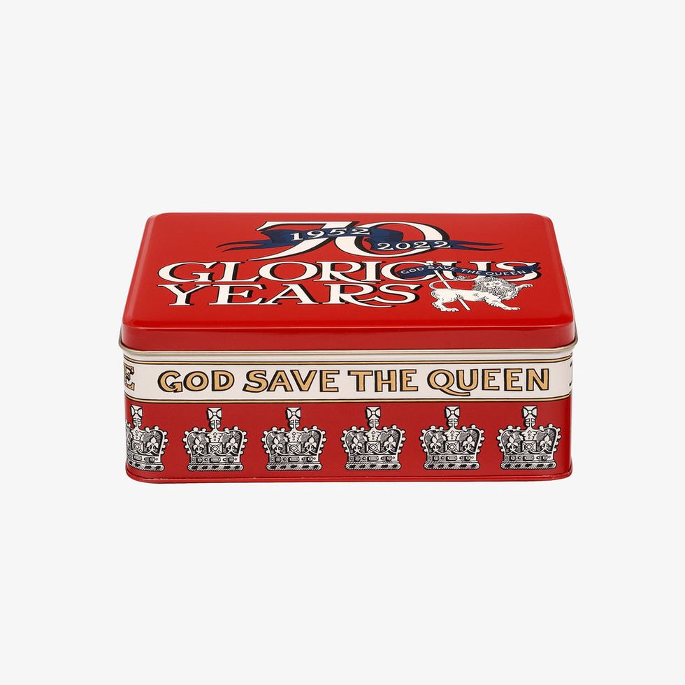 Queen's Platinum Jubilee Medium Shallow Tin