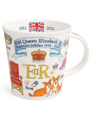 Dunnoon Care HM Queen Platinum Jubilee Mug
