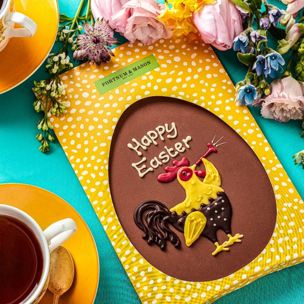 Milk Chocolate Easter Cockerel Plaque, Fortnum & Mason, £15.95