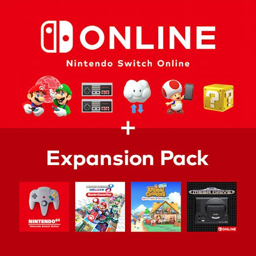 Abonnement Nintendo Switch Online + Pack d'extension