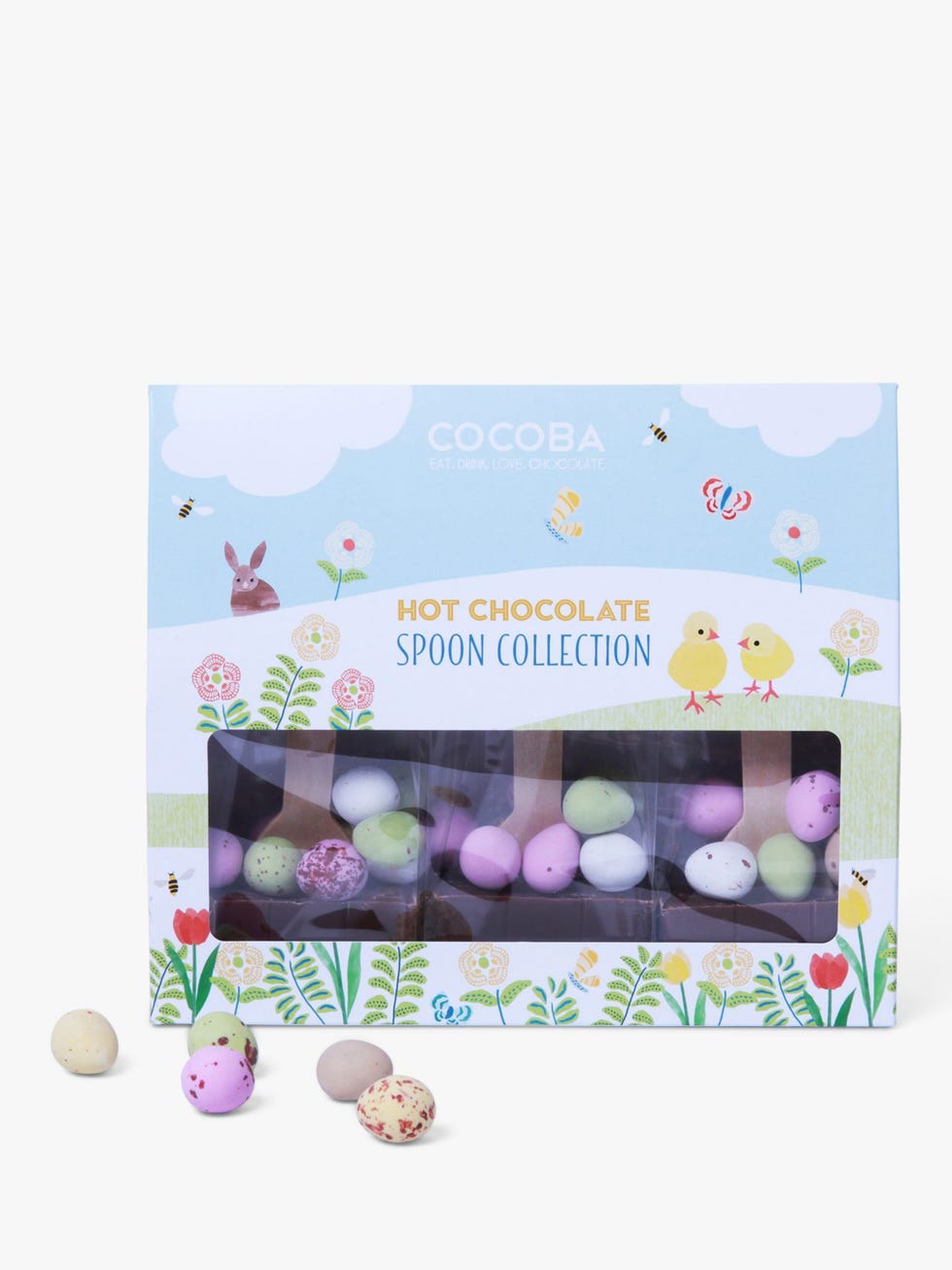 Cocoba Mini Egg Hot Choc Spoons, John Lewis, £10