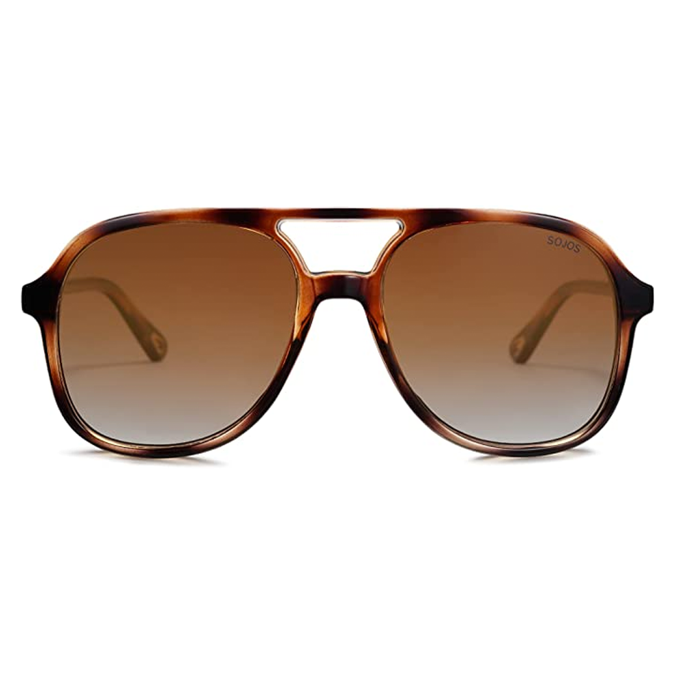 Square Aviator Polarized Sunglasses 