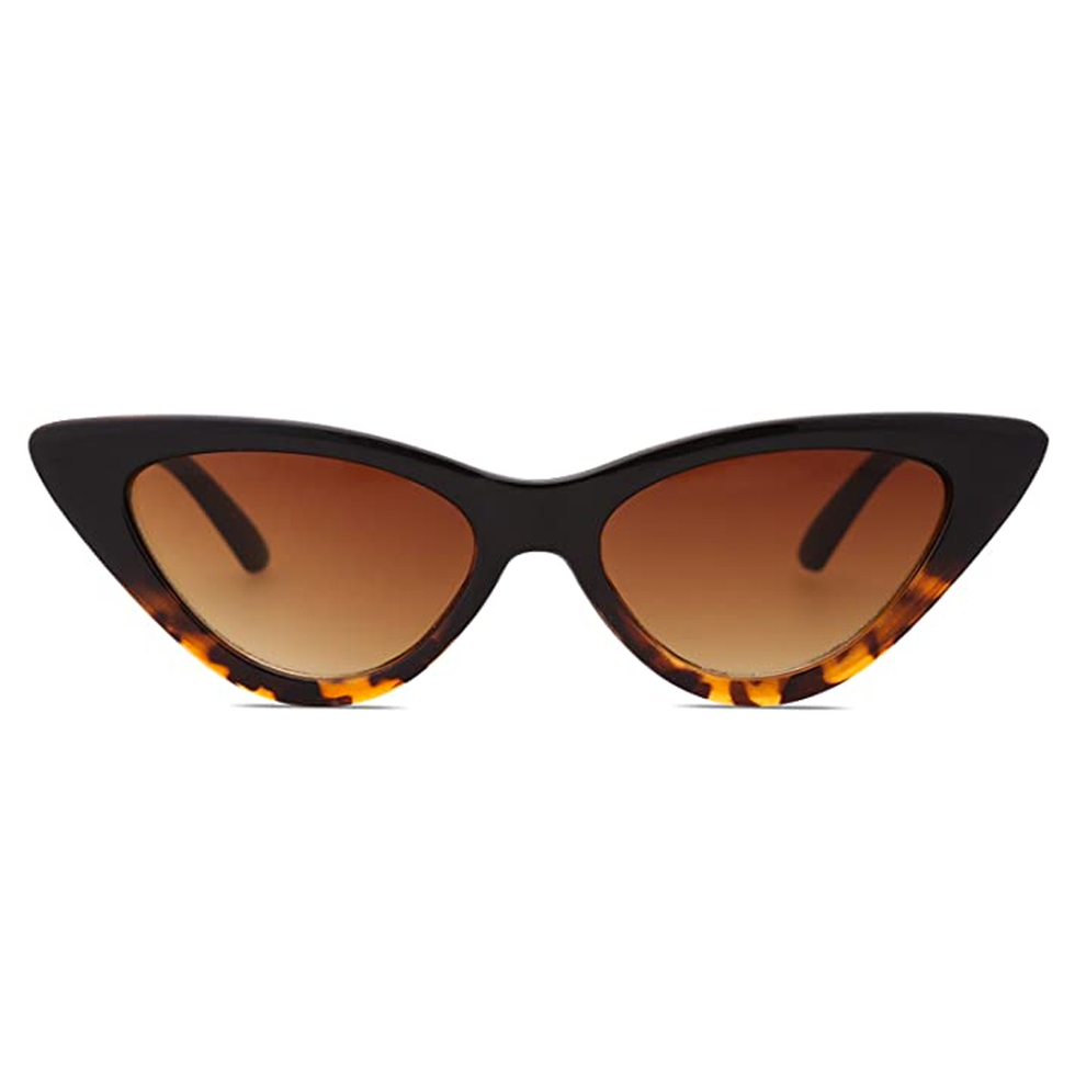 Sojos Narrow Cat Eye Sunglasses 