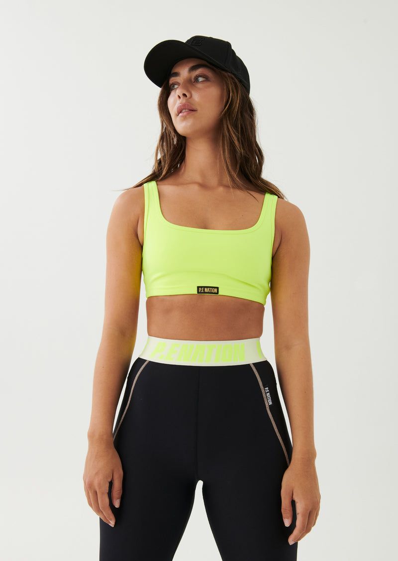 Pe nation power trip sports bra top