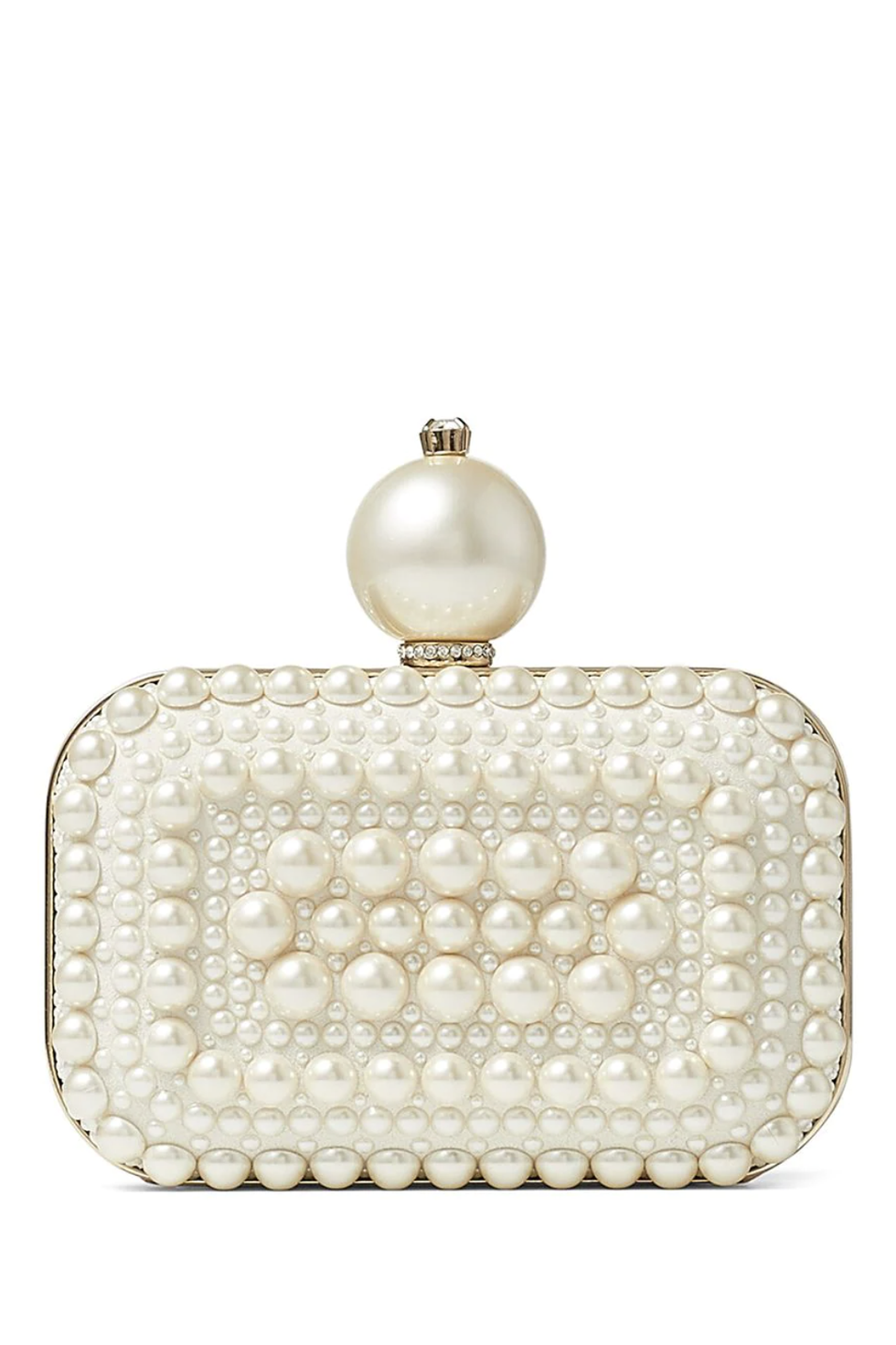 婚禮包款推薦：Jimmy Choo 珍珠鑲飾手拿包