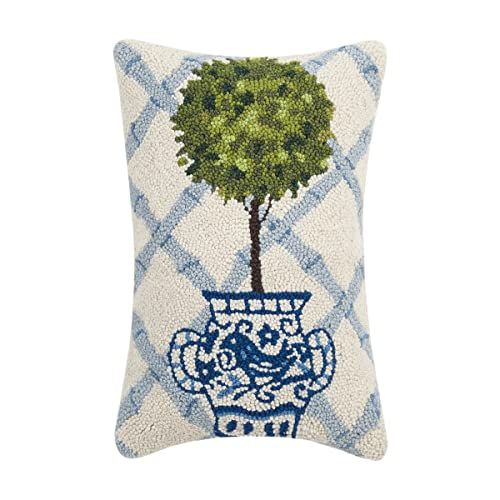 Ball Topiary Wool and Cotton Pillow 