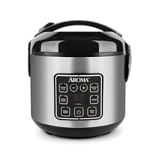 Aroma Housewares Digital Cool-Touch Rice Grain Cooker and Food Steamer