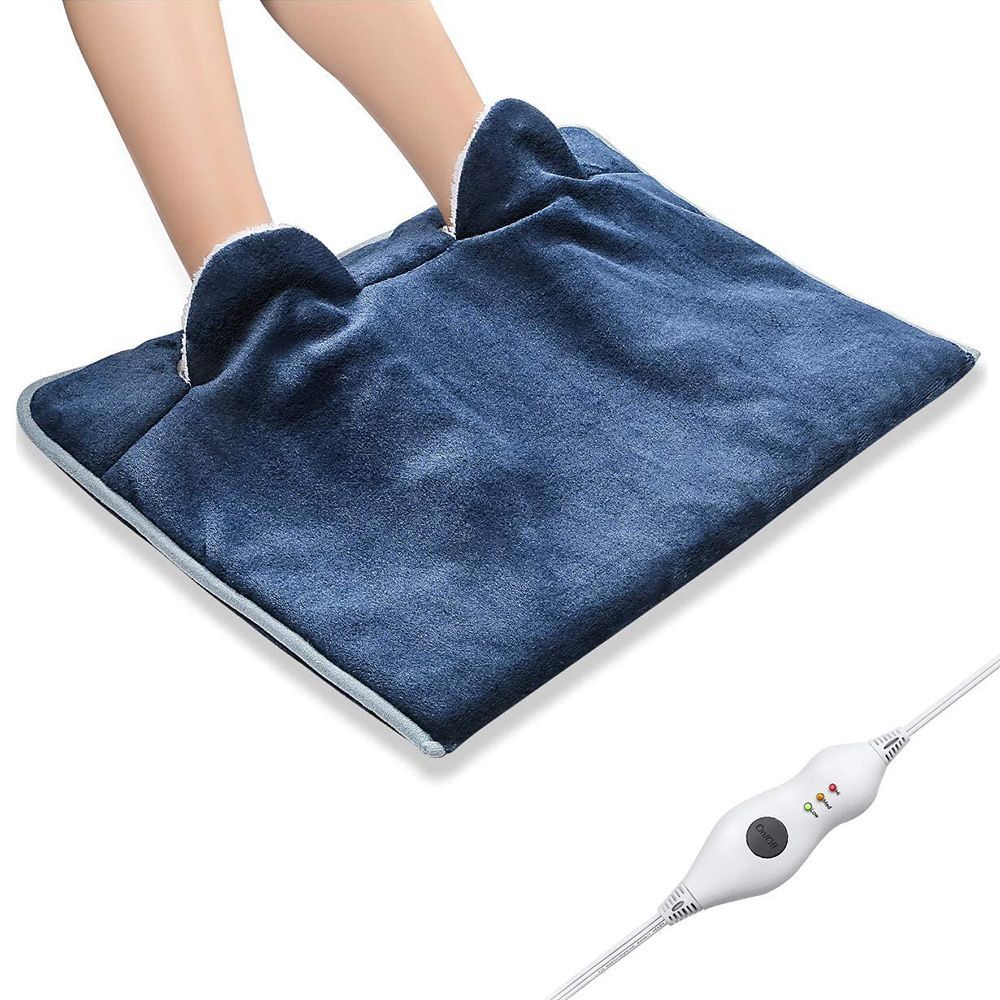 Electric Heated Foot Warmers for Men and Women Foot Heating Pad Electric with Fa 