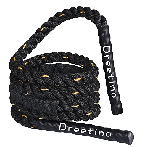 1.5 x 50' Black Diamond Battle Rope with Loop Handles Get RXd