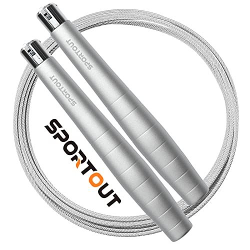 Ideal for Boxing Home & Gym Workouts Conditioning & Fat Loss Speed Interval Training & outdoor exercise MUZA Skipping Rope Great jump rope for Fitness