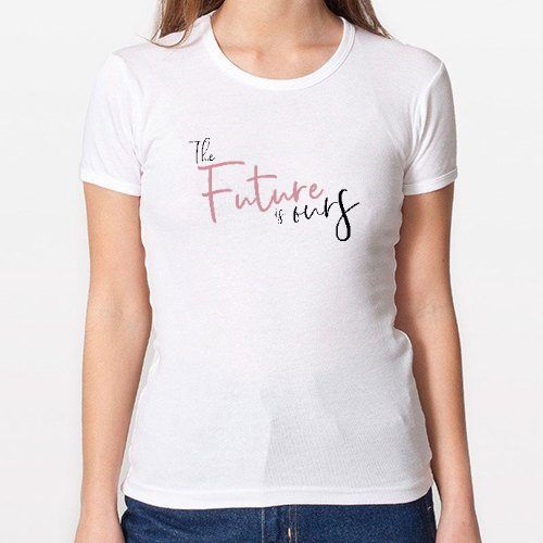 Camiseta con mensaje ‘El futuro es nuestro’