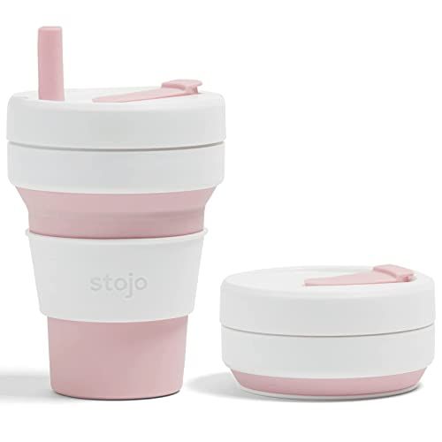 Collapsible Travel Cup With Straw