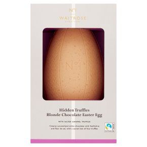 No1 Blonde Chocolate with Salted Caramel Truffles Easter Egg