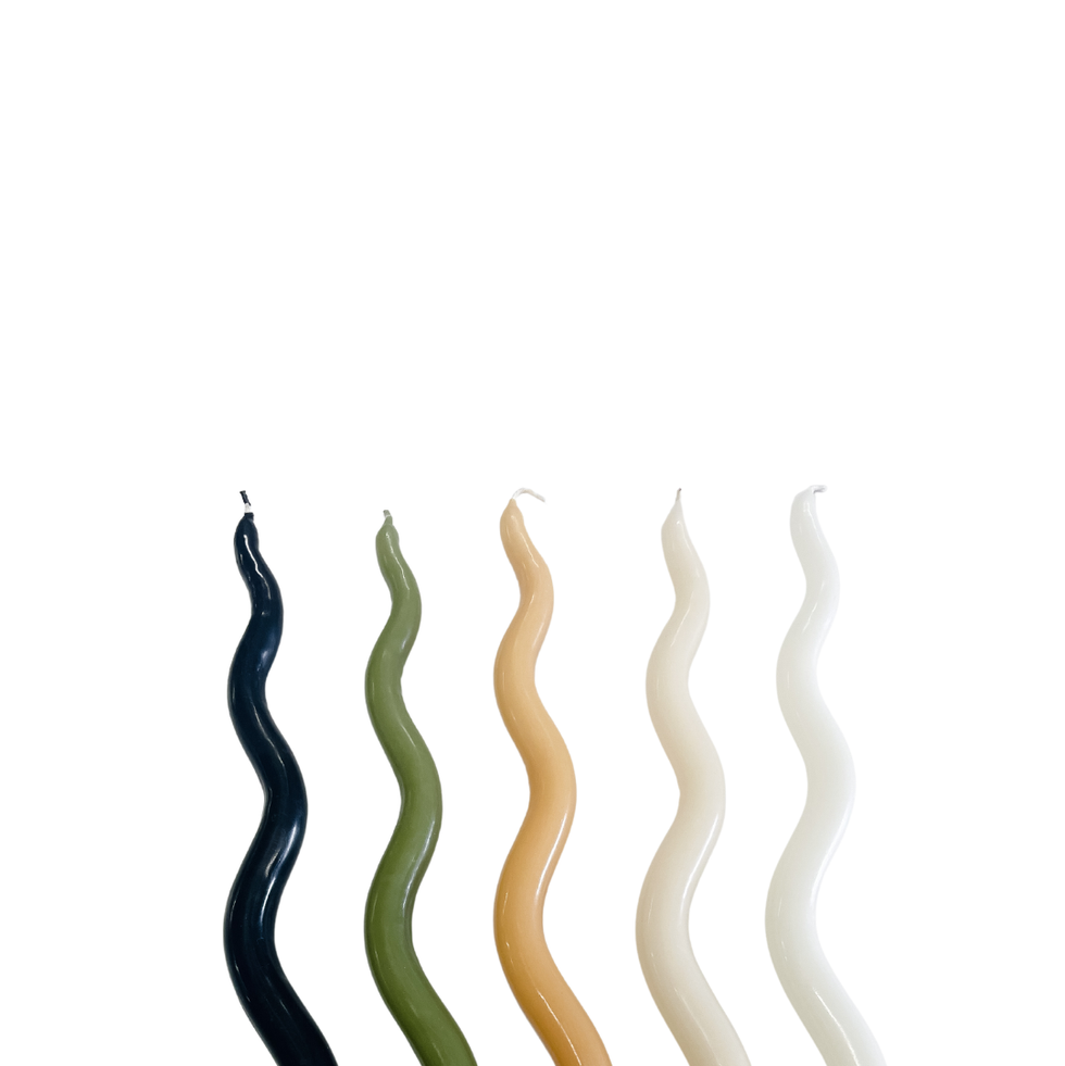 Wavy Taper Candles
